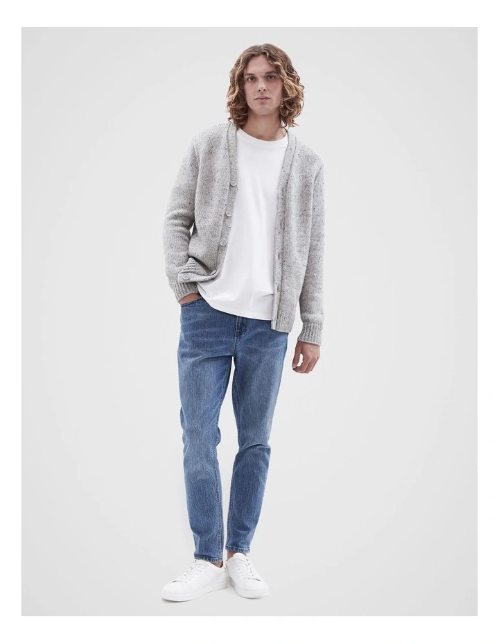 Knit Cardigan in Grey