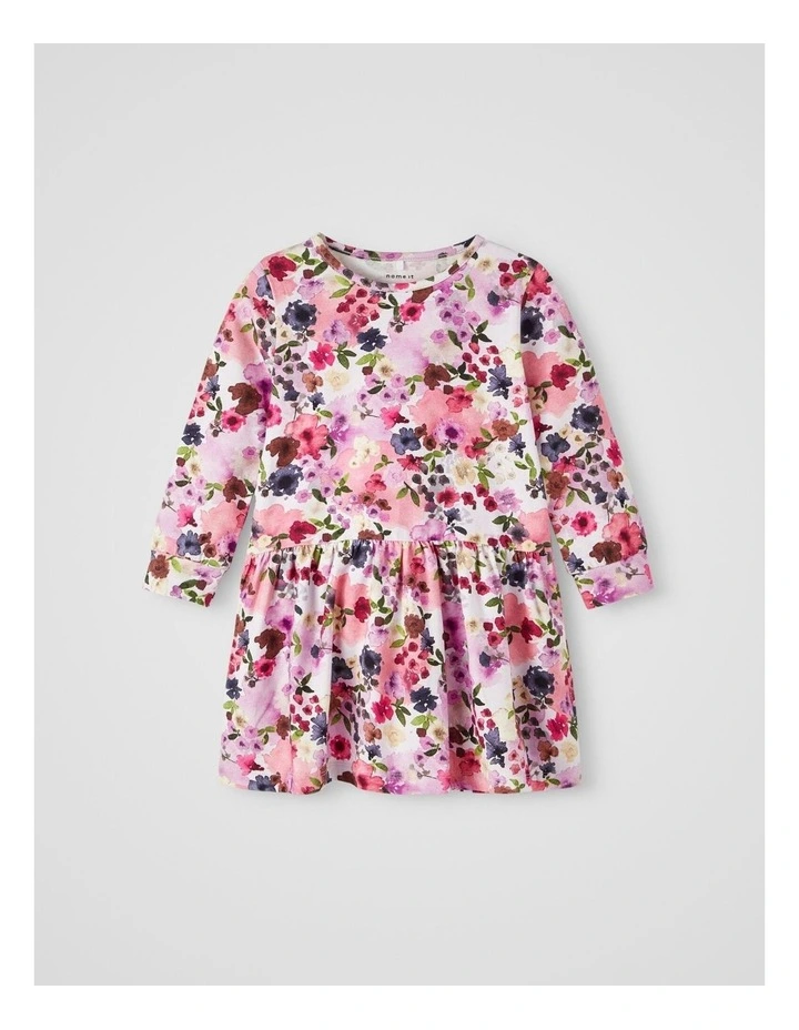 Kate Floral Dress in Orchid Hush