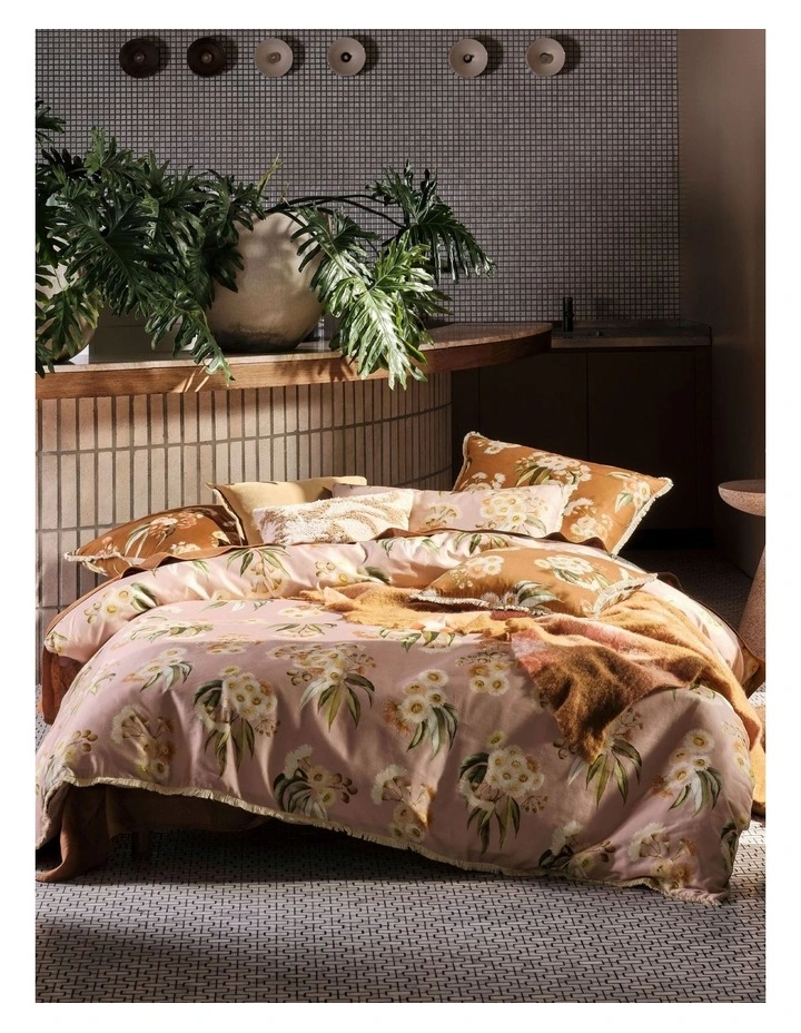 Olli Quilt Cover Set In Pink