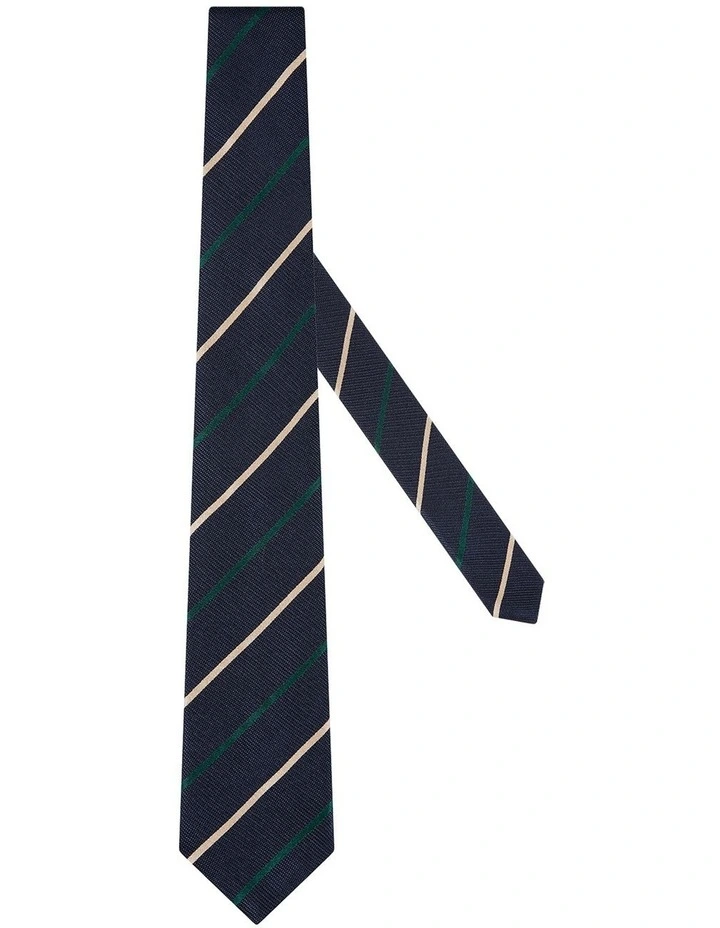 Lucci Tie in Navy Green