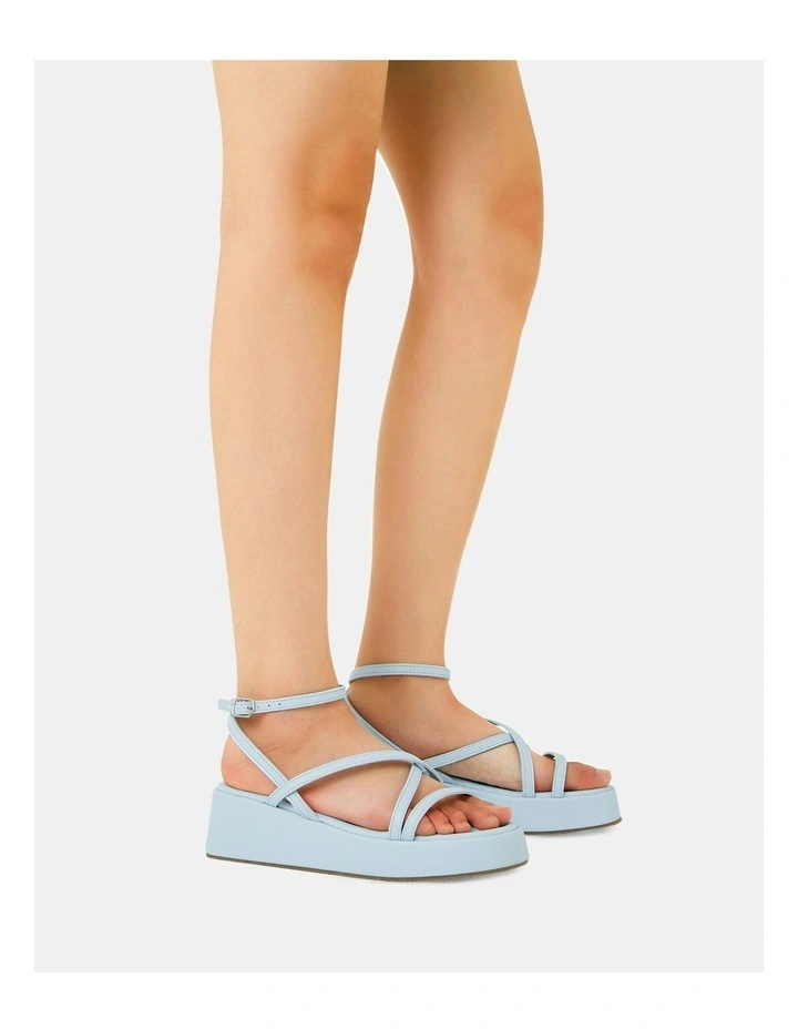 Whitley Wedge in Soft Blue