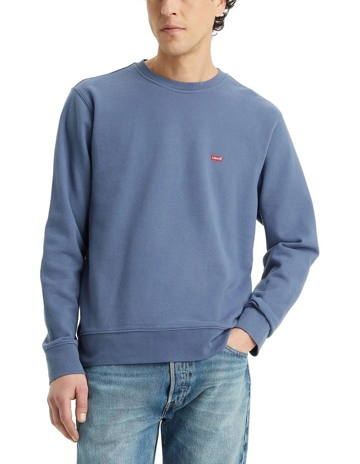 Original Housemark Crewneck Sweatshirt in Vintage Indigo