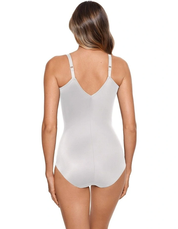 Lycra Fit Sense Extra Firm Control Shaping Bodysuit in Warm Beige