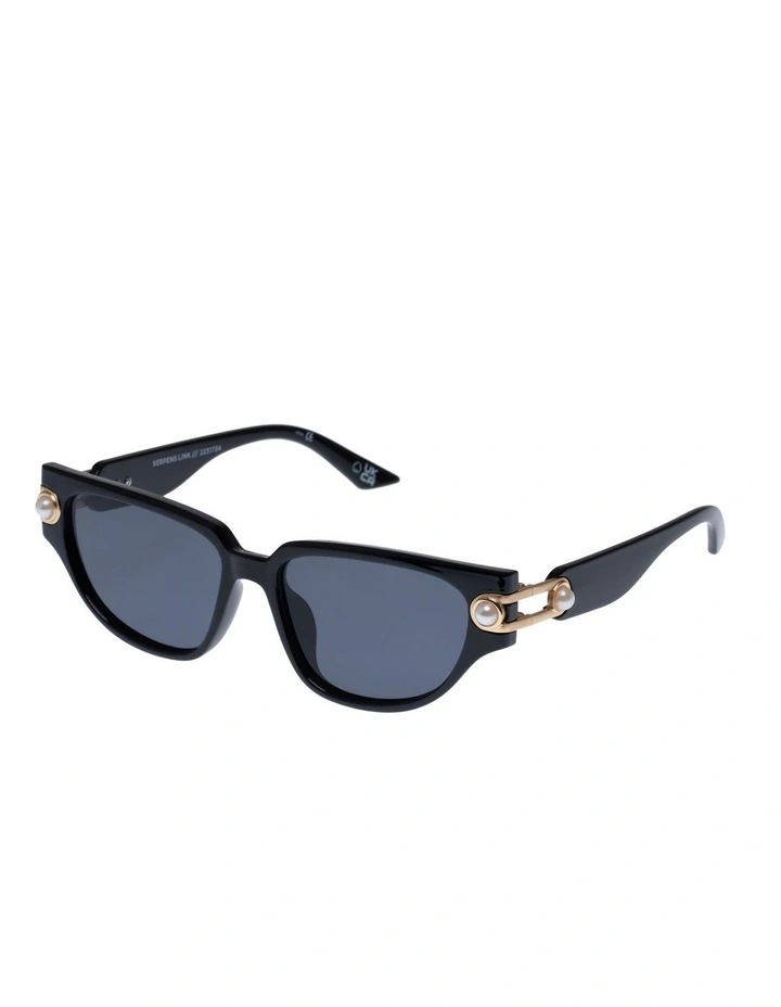 Serpens Link Sunglasses in Black