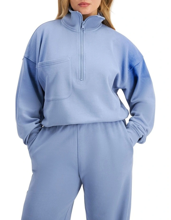 Originals Half Zip Pullover in Droplet