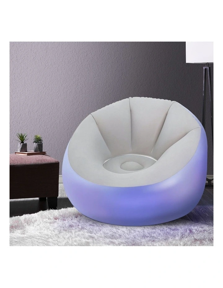 Bestway Inflatable Air Chair Sofa Lounge Seat with LED Light