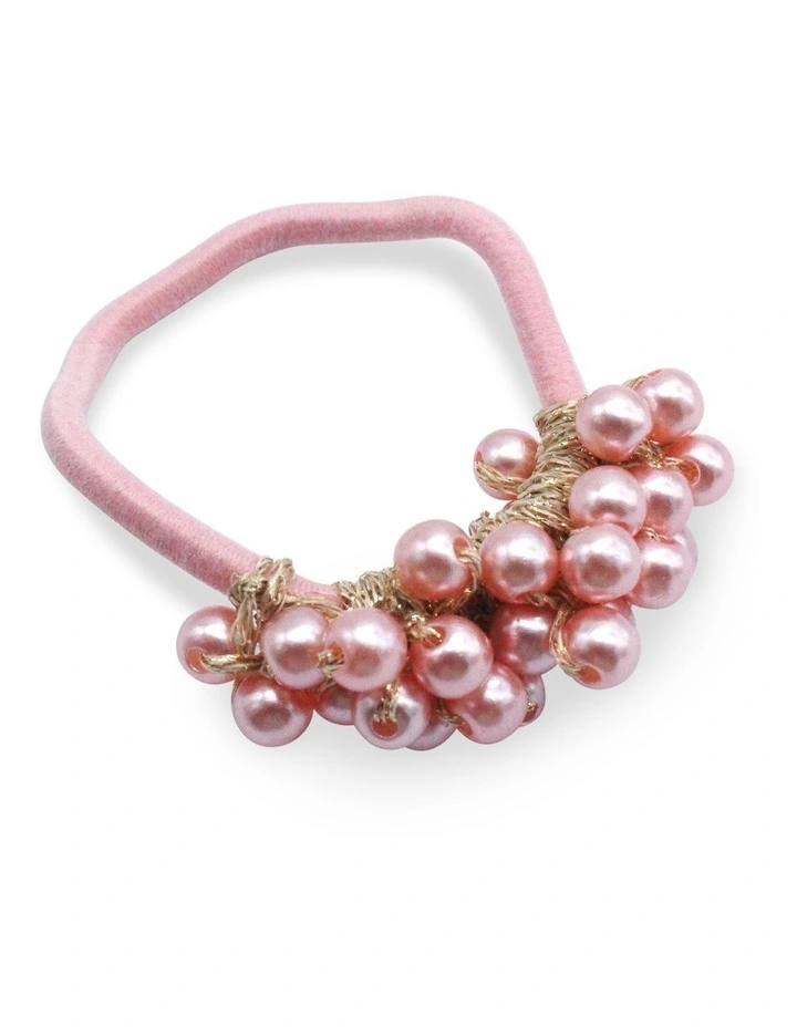 Hairclip and Haritie Set in Pink