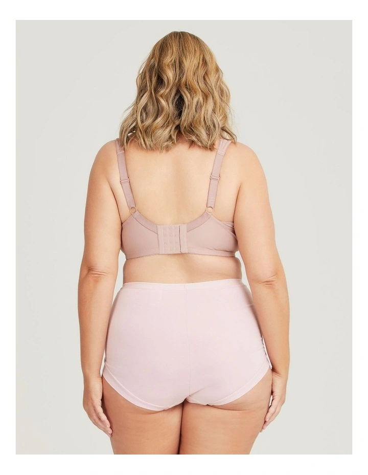 Side Smoothing T-Shirt Bra in Rosewood