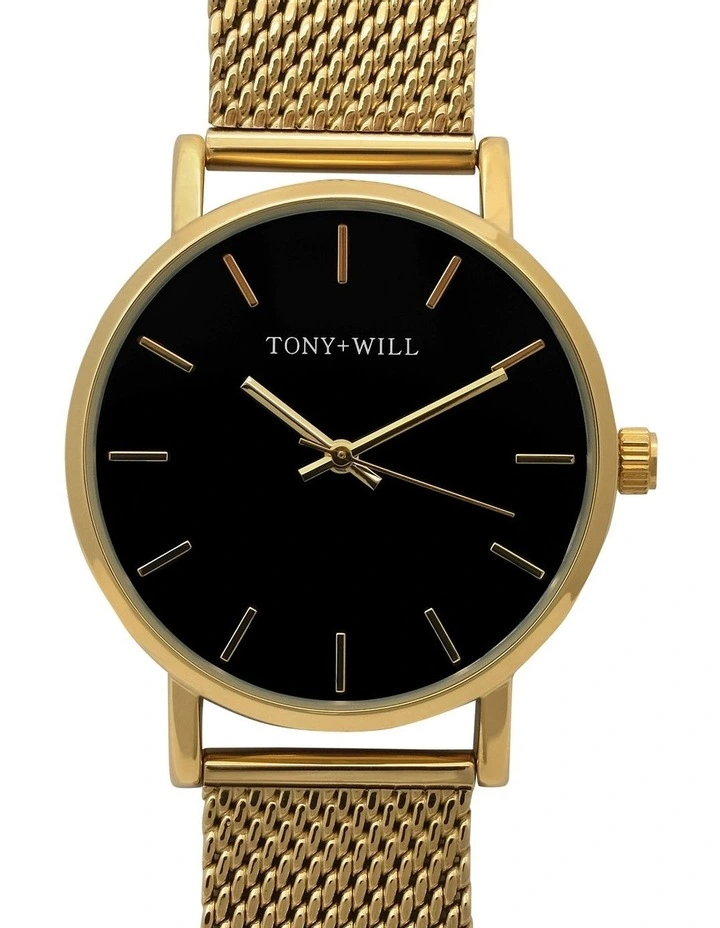 Small Classic Watch in Gold