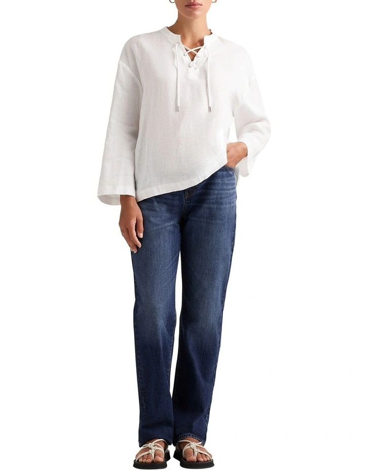 Rowan Slim Leg Jean in Dark Vintage