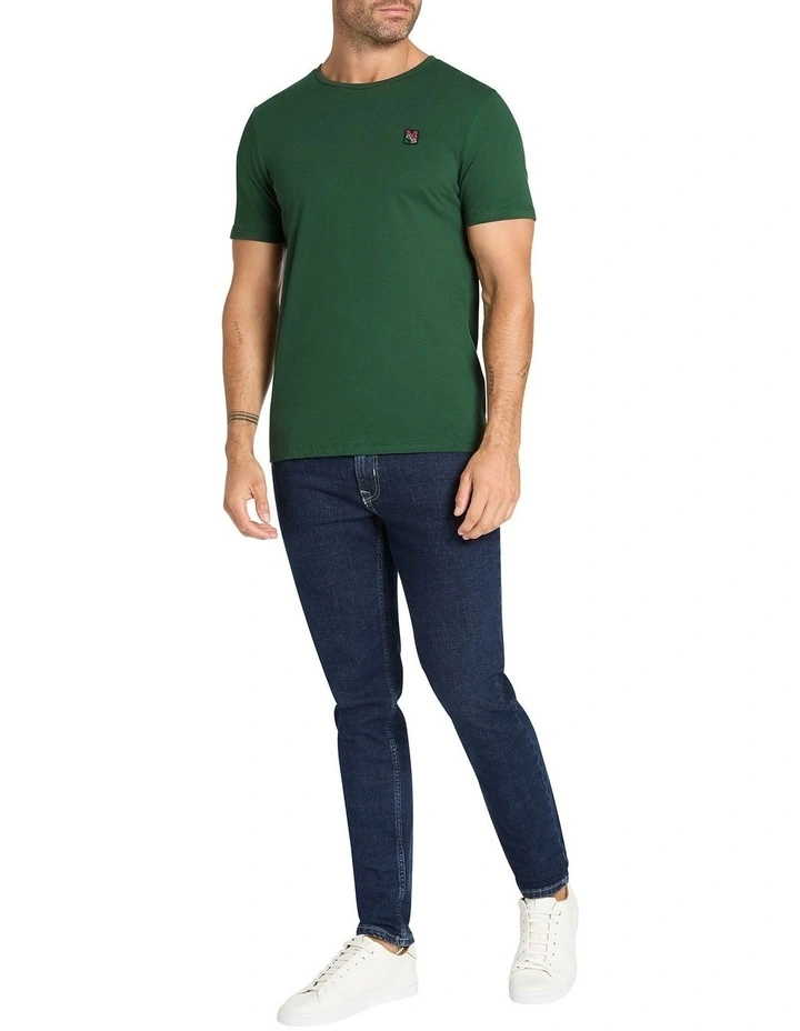 Marcs Badge Tee in Emerald