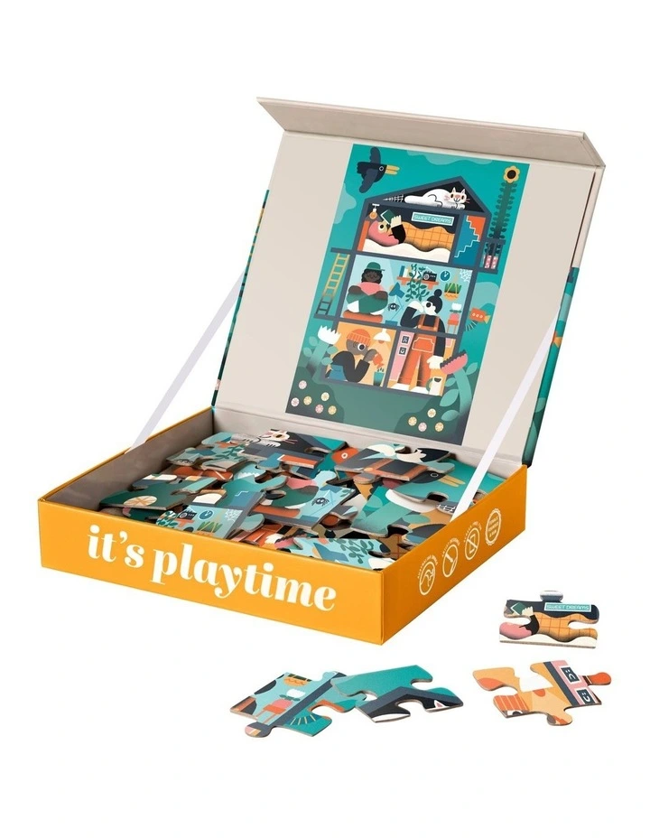 Puzzle Sunday Morning 24 Piece in Multi