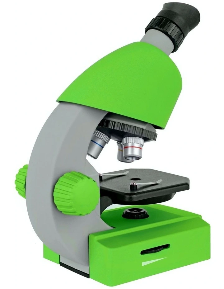 Microscope 40x-640x In Green
