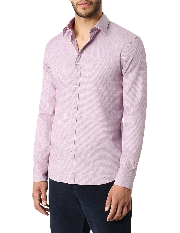 Colton Check Shirt in Cherry