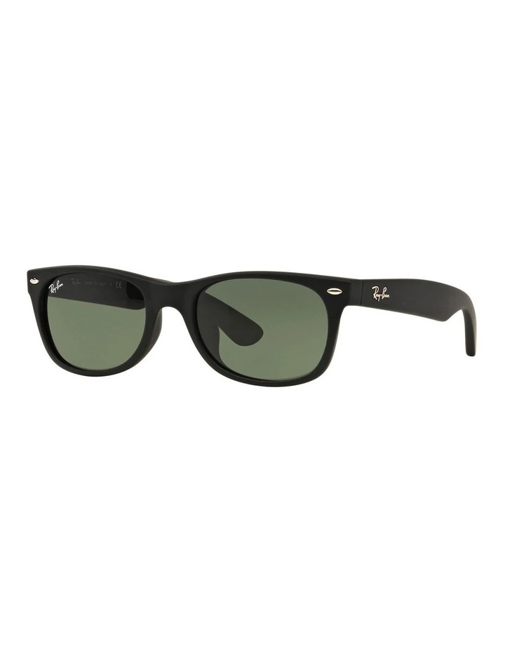 New Wayfarer Matte Black RB2132F Sunglasses