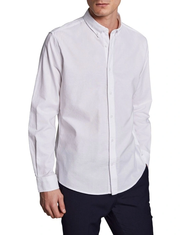 Jude Oxford Shirt in White