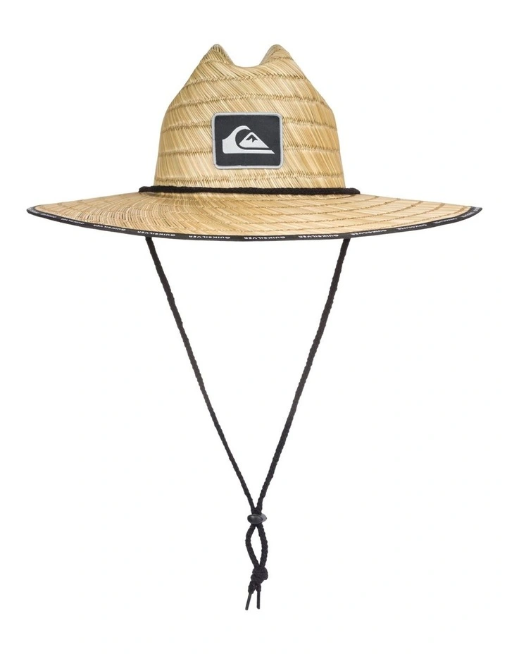 Dredged Straw Black Hat