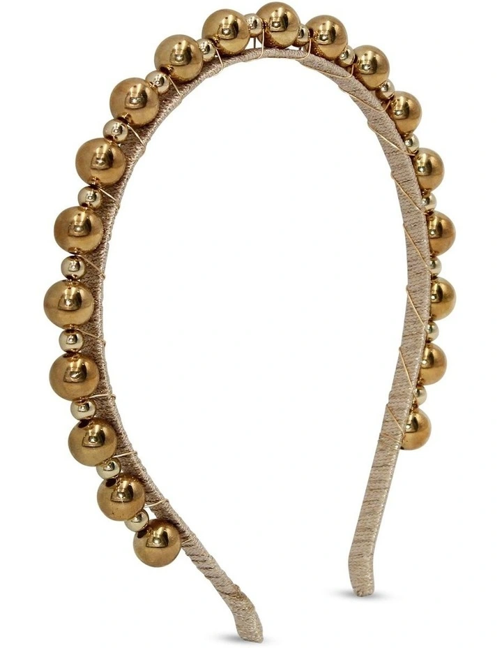 Penny Headband in Gold