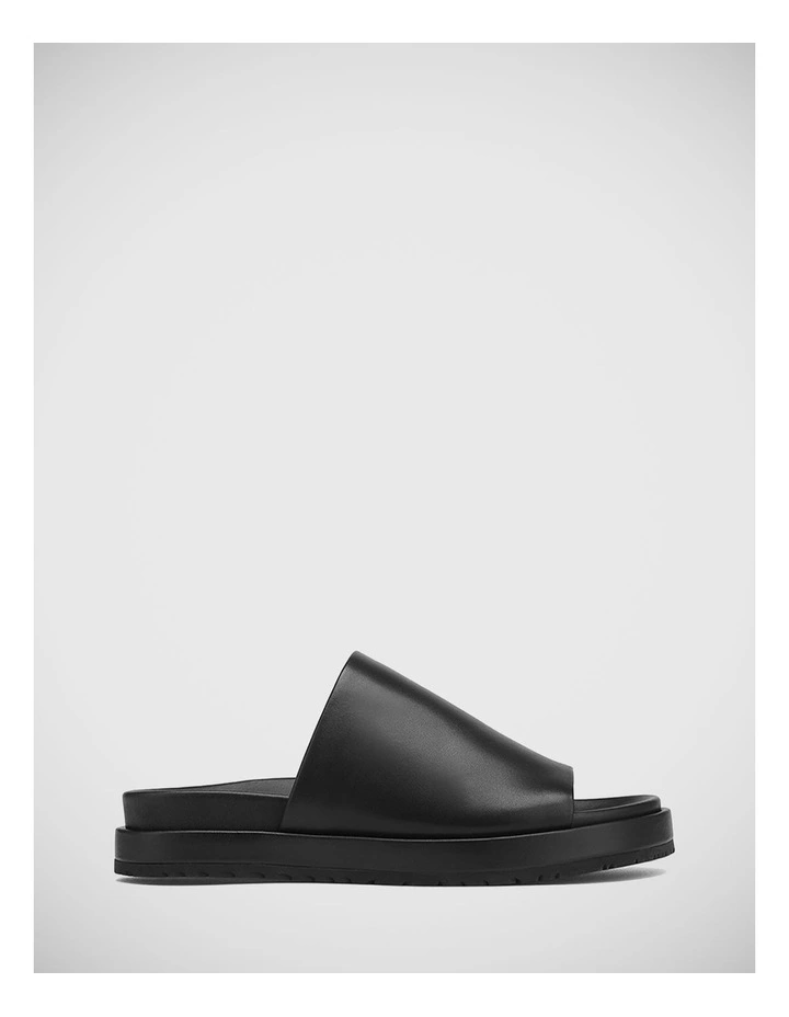 Bollie Leather Sandal in Black