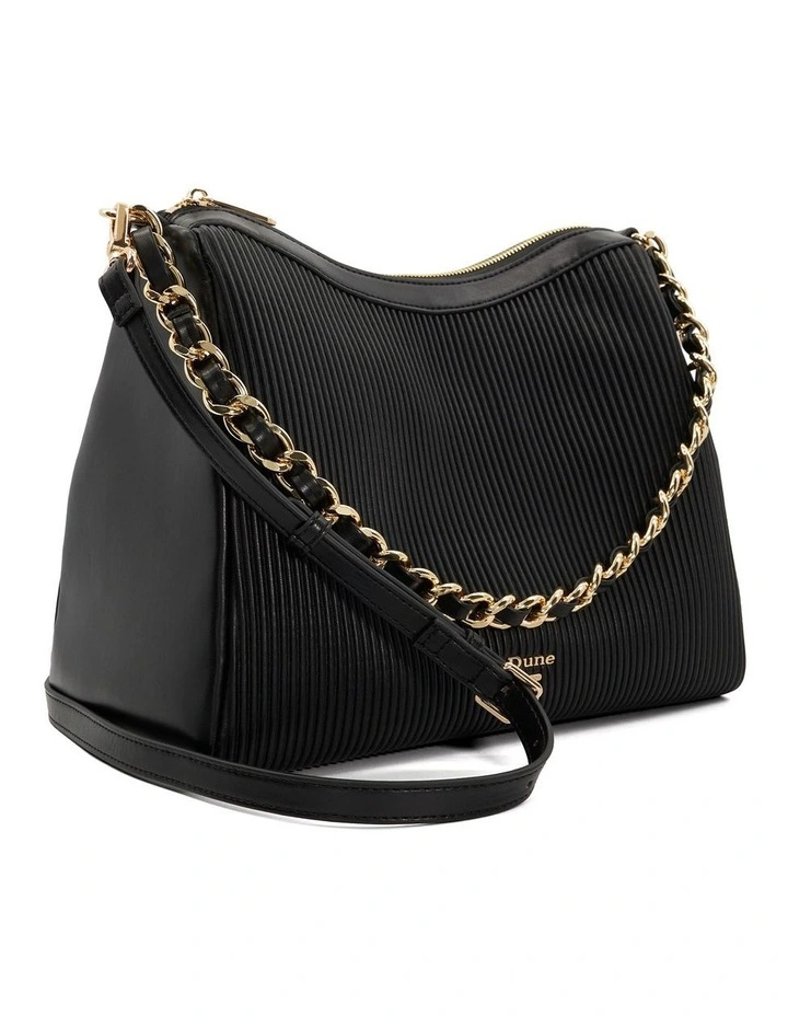 Domeno Shoulder Bag in Black