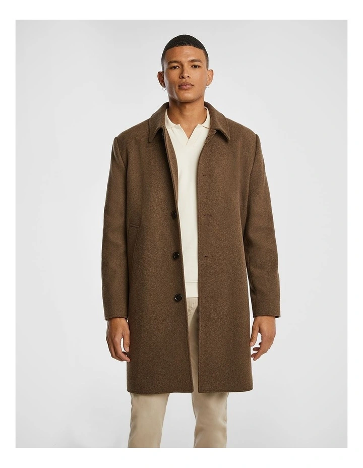 Matthew Mac Coat in Coffee