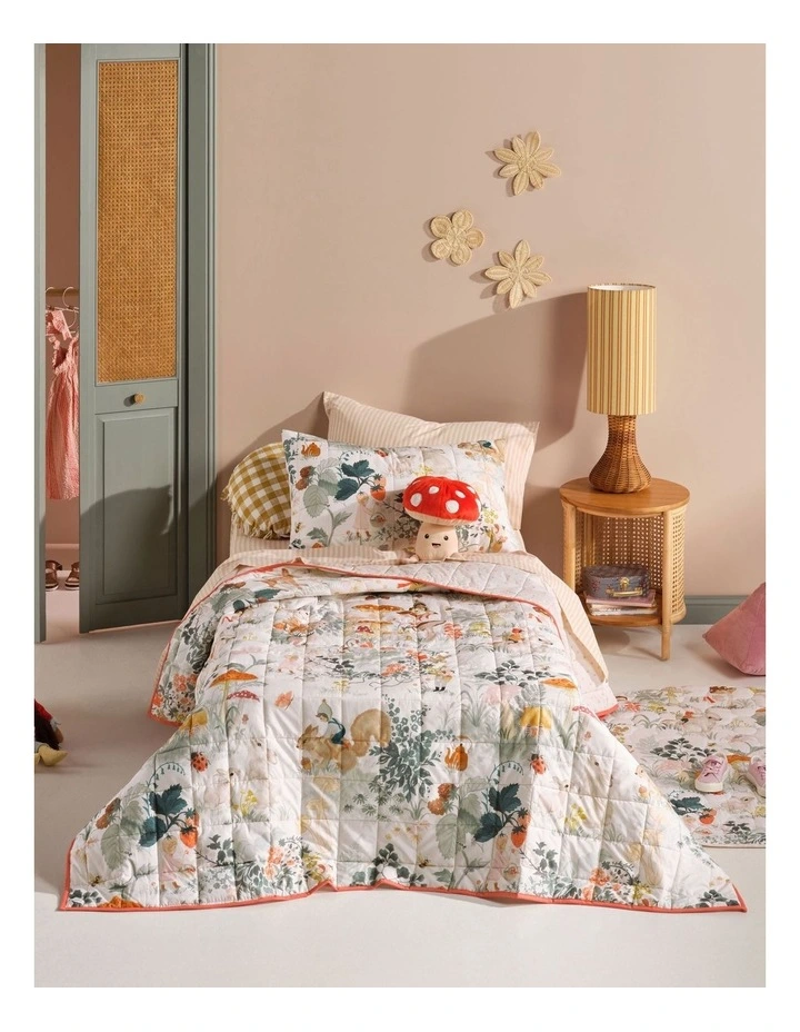 The Magic Garden Coverlet Set in Multi