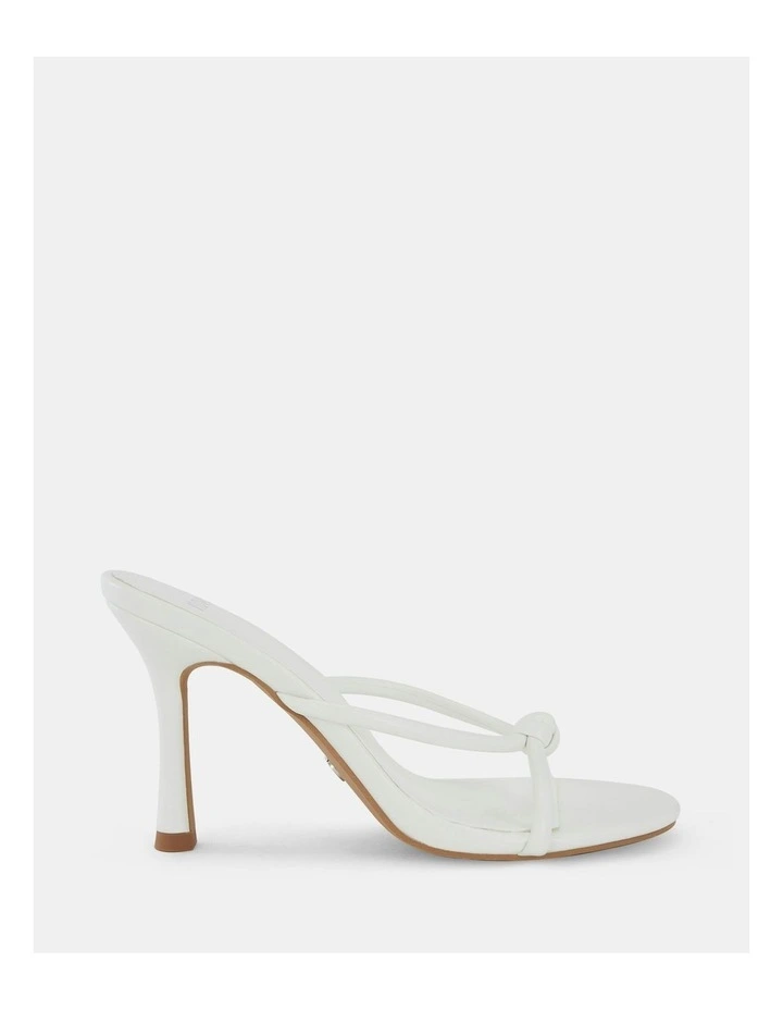 Zabeen Heels in White