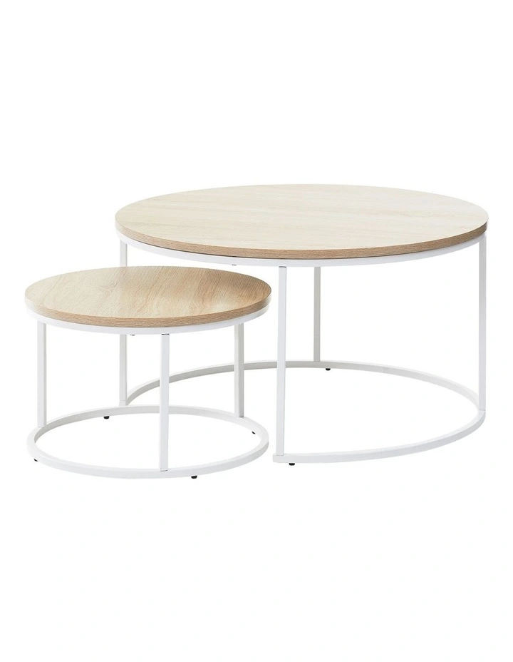 Sonoma Nesting Coffee Tables Set Of 2 in White