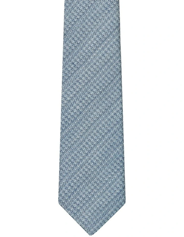 Dobby Plain Tie in Green