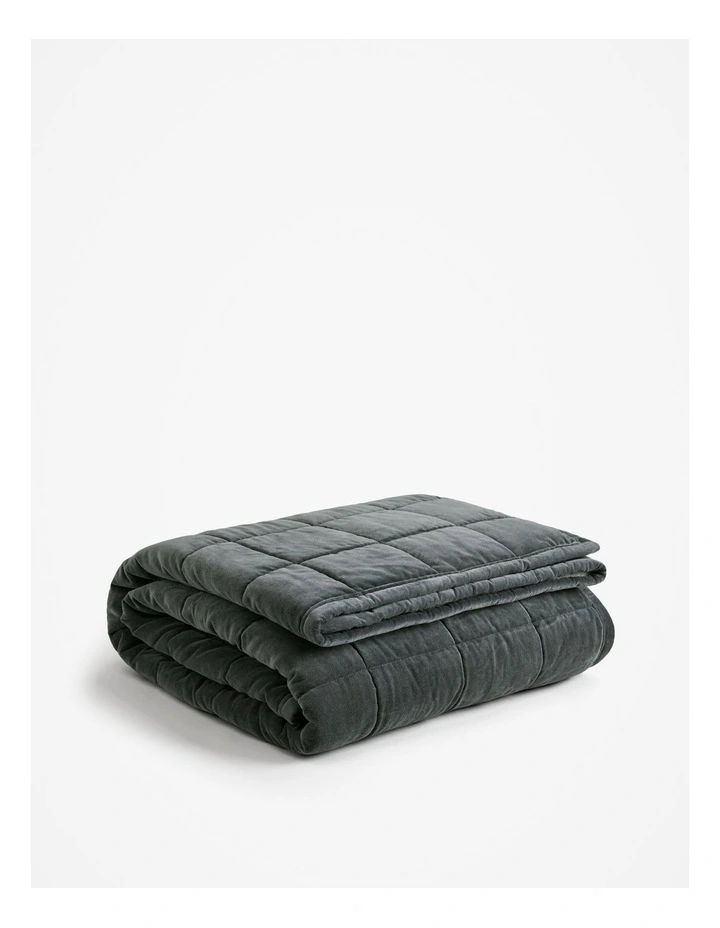 Sarra Velvet Throw in Bermuda
