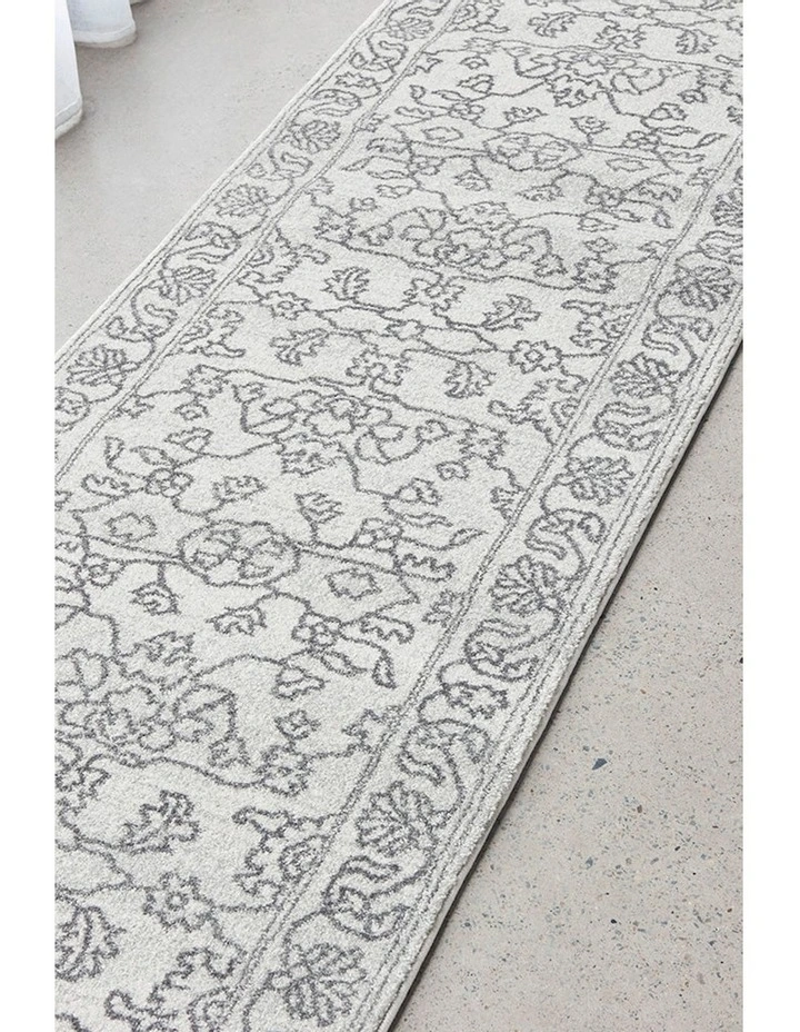 Paradise Bjorn Runner Rug in Grey