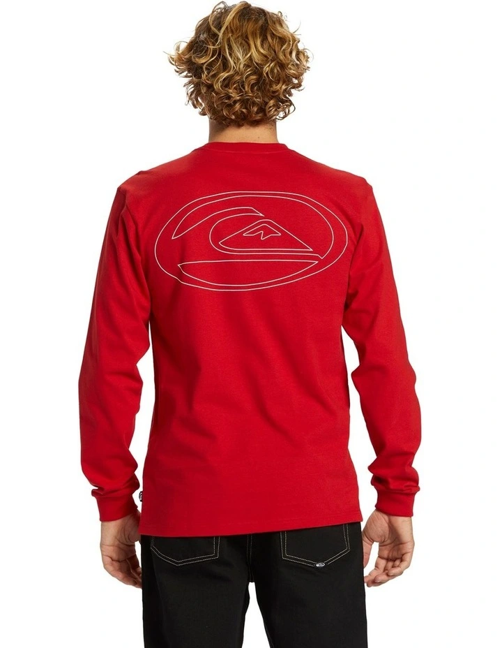 Pills Stn Long Sleeve T-shirt in Salsa
