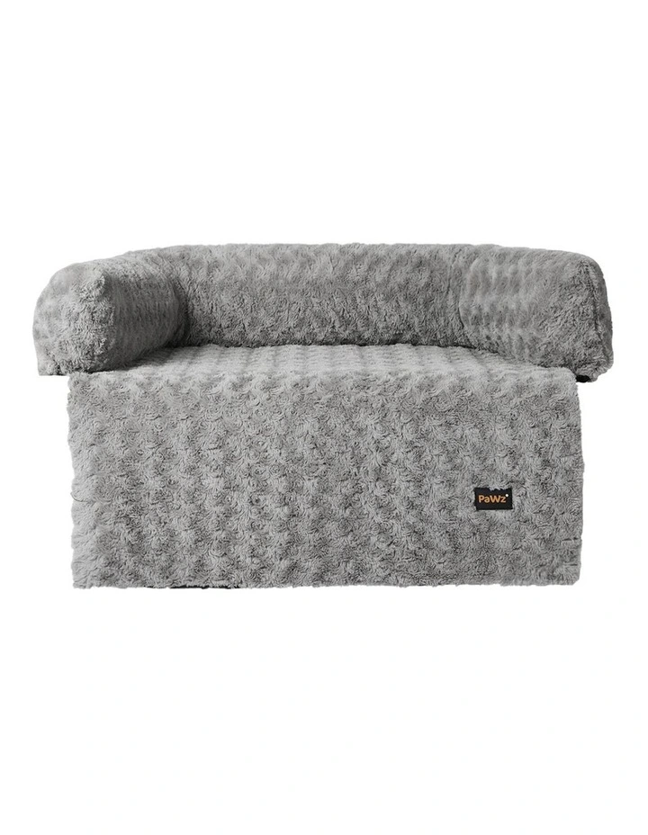 Washable Removable Cover Pet Sofa Cushion M in Grey