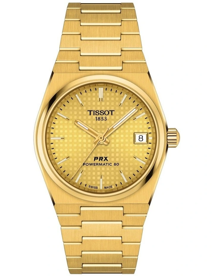 PRX Powermatic 35mm 80 T1372073302100 Watch in Gold