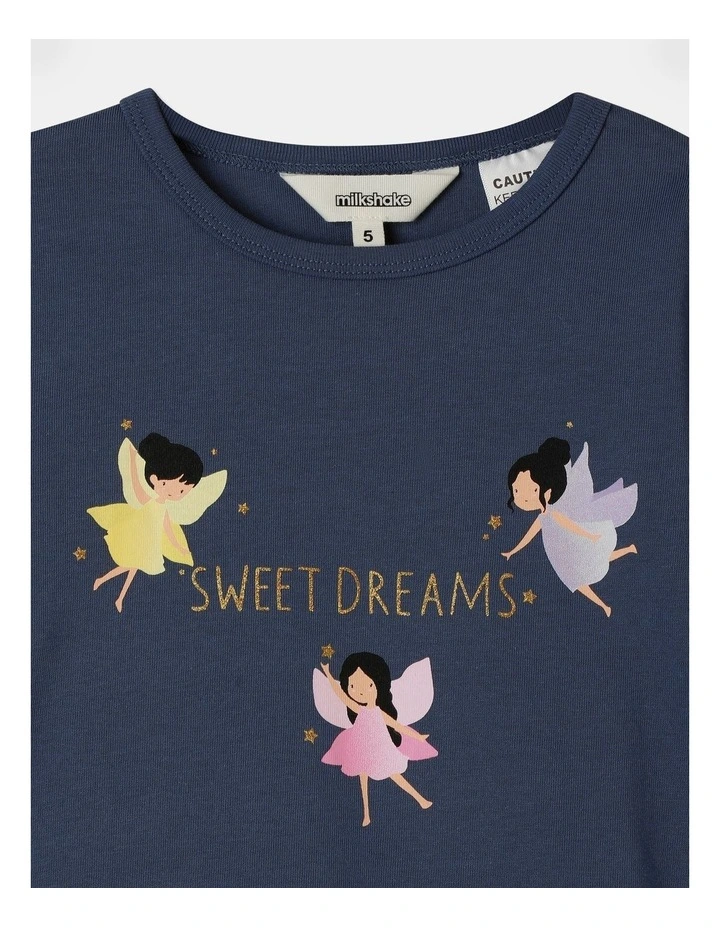 Essential Fairies Pyjama Set (3-8 Years) in Indigo