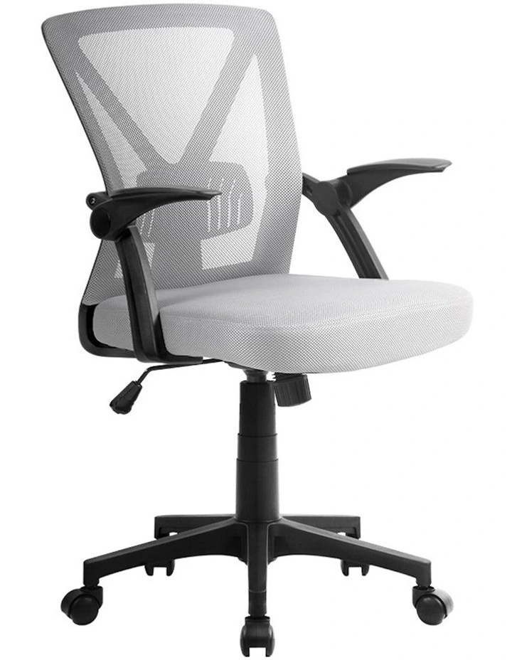 Mesh Office Chair Mid in Back Grey