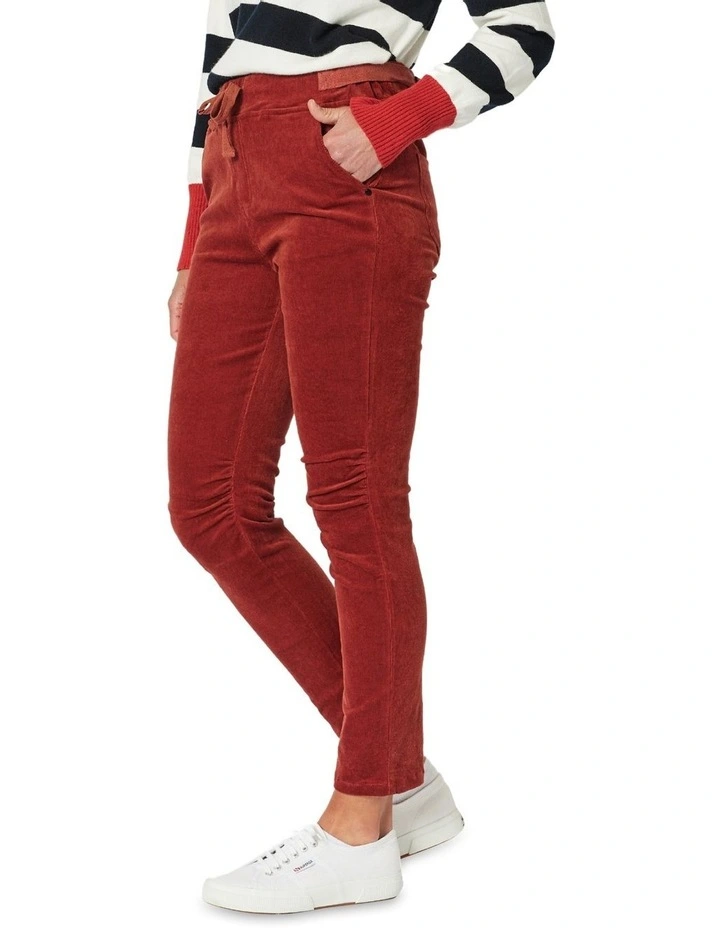 Colorado Cord Jogger in Maple