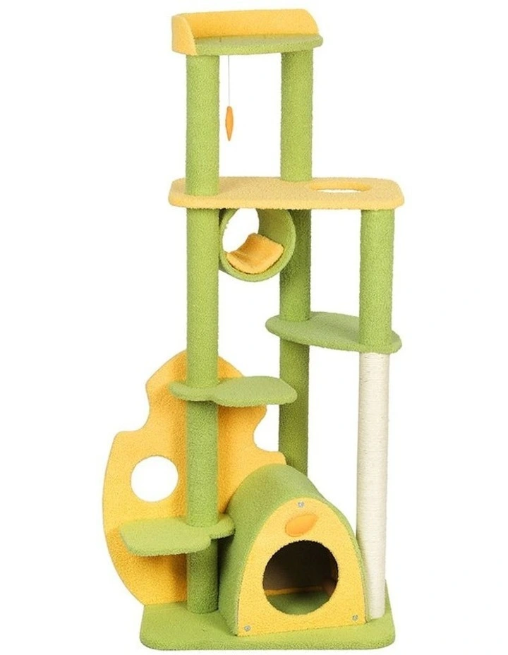 Tree Kitten Furniture Condo Scratching Post Scratcher in Multi