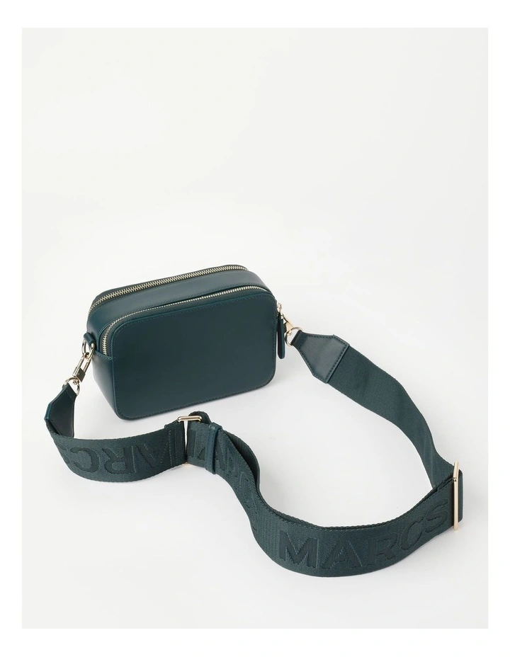 Budapest Petrol Camera Crossbody Bag