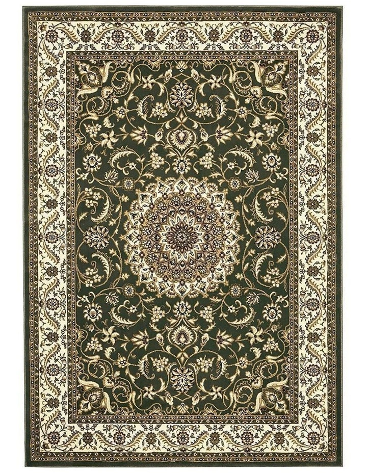 Sydney Collection Medallion Rug in Green