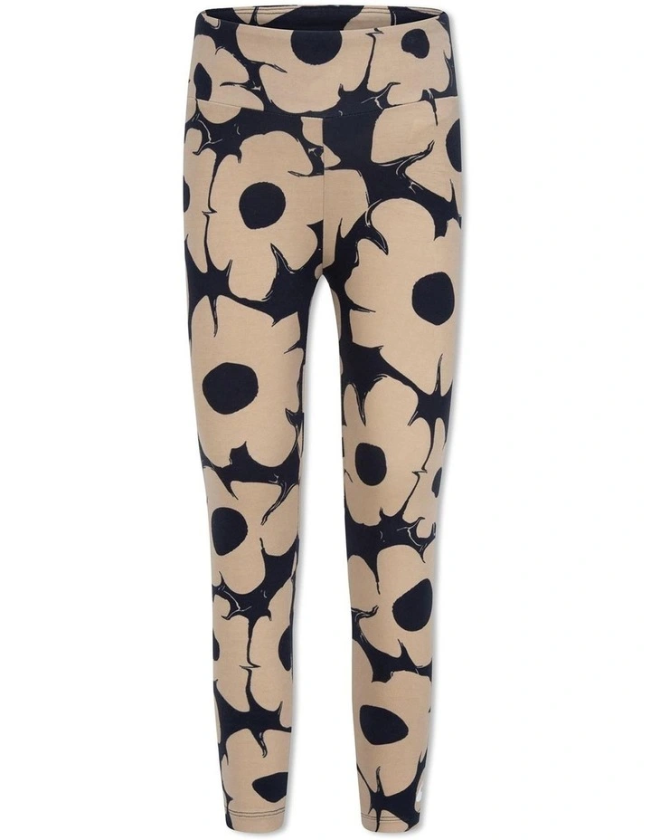 Floral Leggings in Black