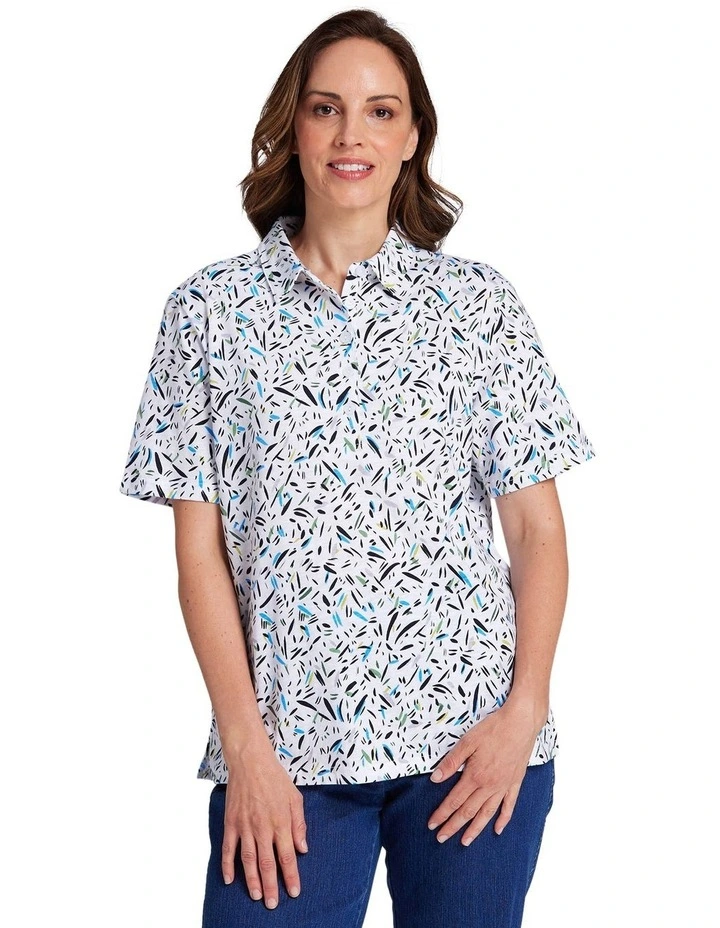 Teigan Polo Shirt in Caribbean