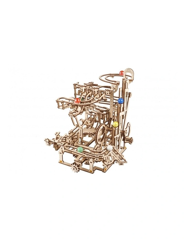 Marble Run Tiered Hoist 338 Piece Wooden 3D Puzzle