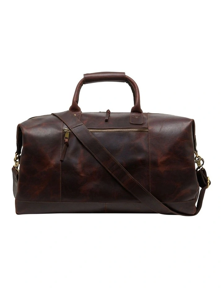 Griffin Large Weekender in Saddle Tan