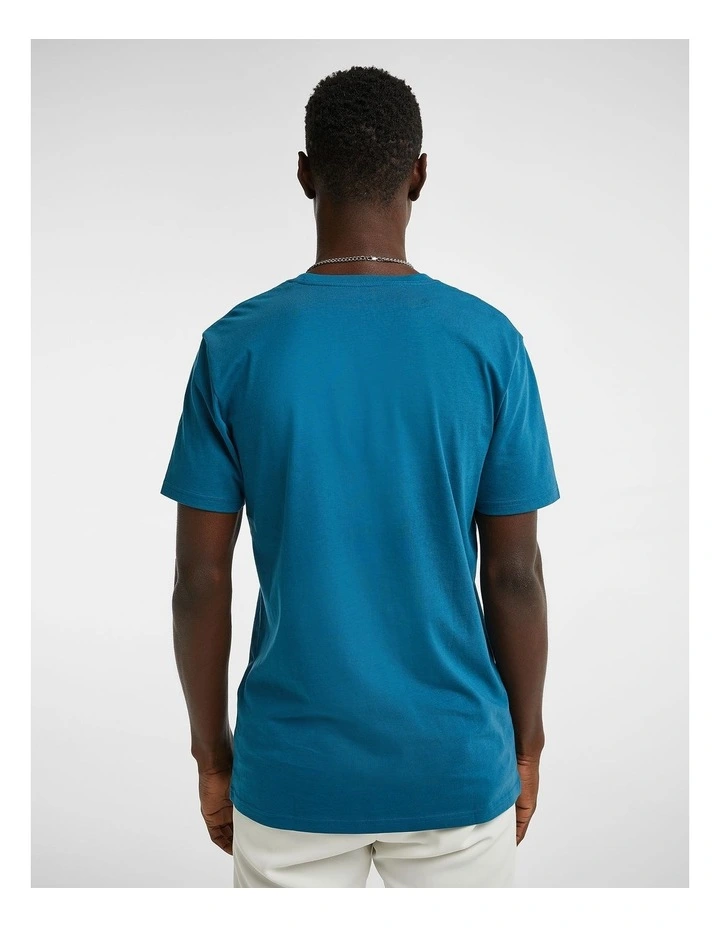 Relaxed Basic Tee in Teal