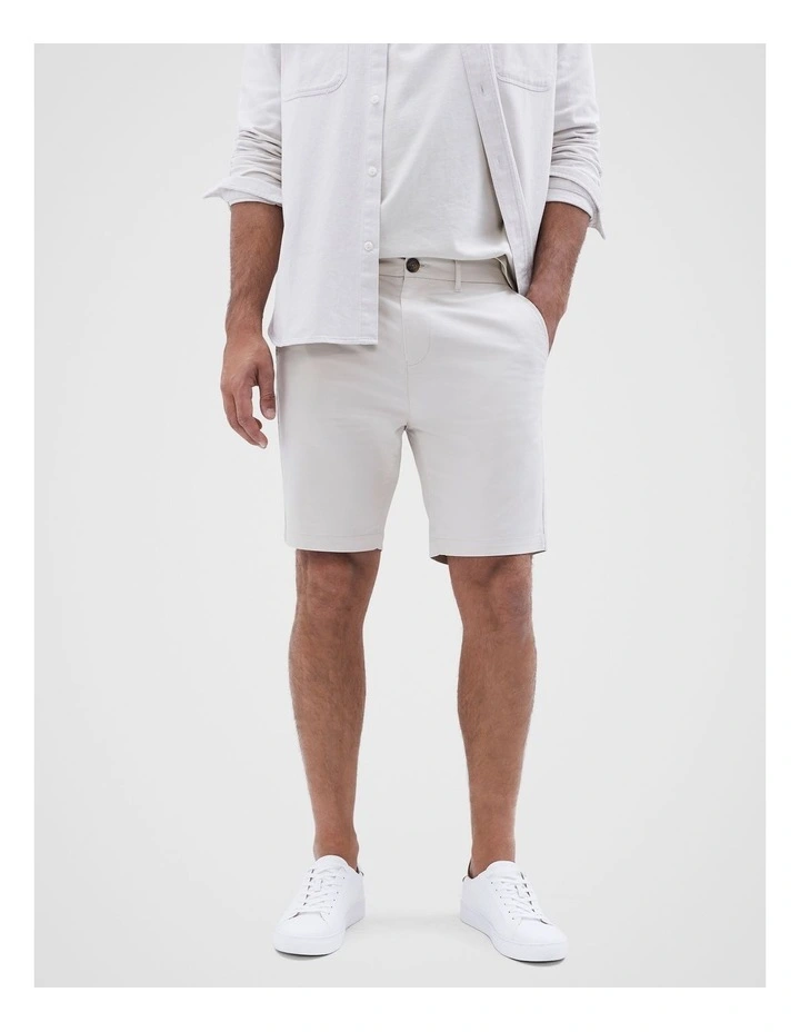 Slim Chino Short in Sand