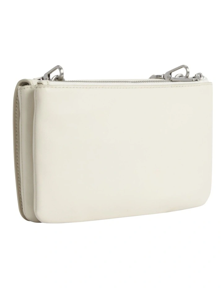 Slim Crossbody Bag in White