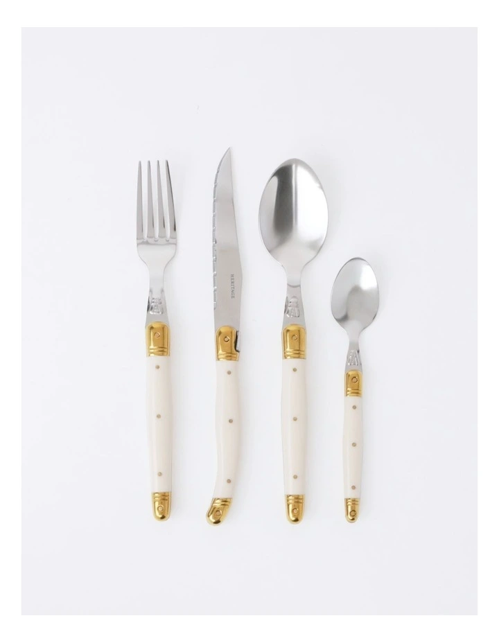 Laguiole Sophistique 24pc Cutlery Set in Ivory