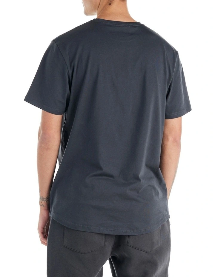 Sports Club Tee in Charcoal