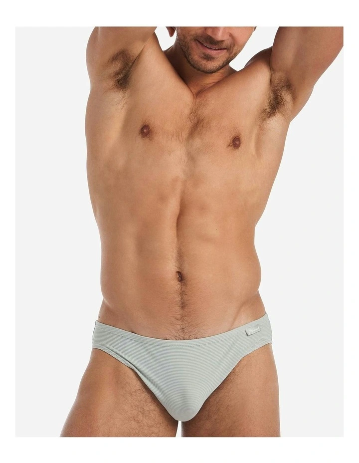 Eclipse Bikini Brief in Blue Fox